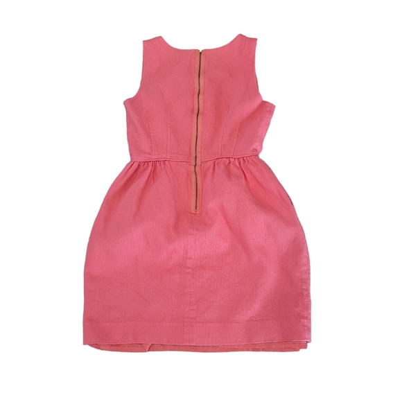 J. Crew Textured Dress with Exposed Gold Zipper - Picture 2 of 5